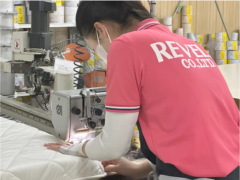 アドレーミシンによるテープ付け